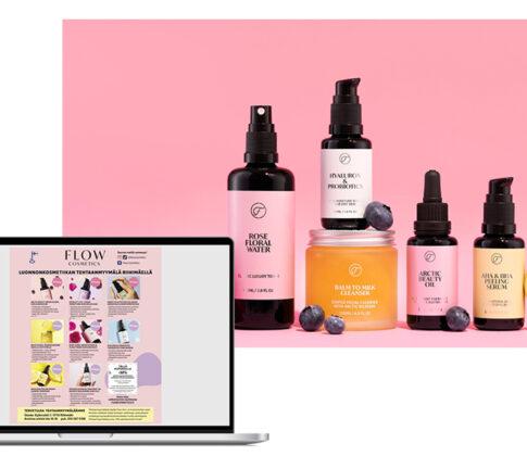 Flow Cosmetics löysi asiakkaat liikkeeseensä paikallisen median kanavilla