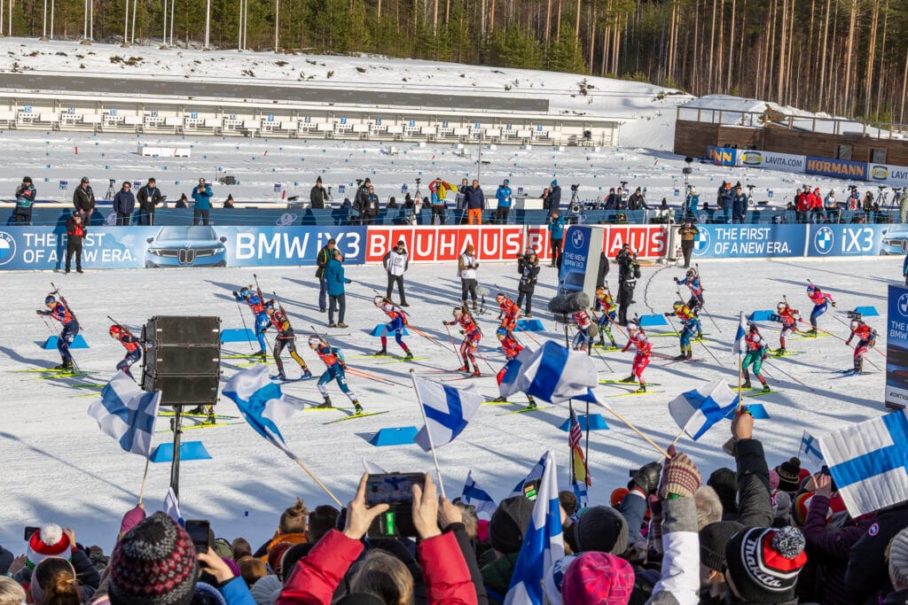 Ampumahiihdon maailmancupin Suomen osakilpailu oli menestys monella mittarilla. Kuvaaja: Esa Kinnunen